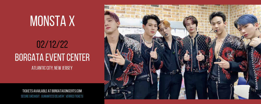 Monsta X Tickets | 12th February | Borgata Event Center